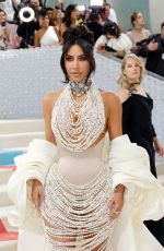KIM KARDASHIAN at 2023 Met Gala Celebrating Karl Lagerfeld: A Line of Beauty in New York 05/01/2023
