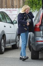 KIRSTEN DUNST Out for Early Dinner at Forman