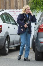 KIRSTEN DUNST Out for Early Dinner at Forman