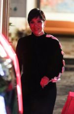 KRIS JENNER Leaves a Keeping With The Kardashians Dinner Scene in Los Angeles 05/10/2023
