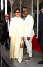 KRIS JENNER Leaves Ritz-Carlton Hotel in New York 05/02/2023