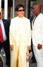 KRIS JENNER Leaves Ritz-Carlton Hotel in New York 05/02/2023