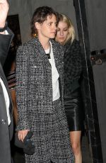 KRISTEN STEWART and DYLAN MEYER Leaves Chanel Party in Chateau Marmont in Los Angeles 05/09/2023
