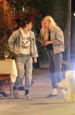 KRISTEN STEWART and DYLAN MEYER on a Dinner Date in West Hollywood 05/19/2023