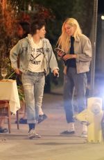 KRISTEN STEWART and DYLAN MEYER on a Dinner Date in West Hollywood 05/19/2023