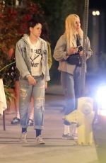 KRISTEN STEWART and DYLAN MEYER on a Dinner Date in West Hollywood 05/19/2023