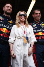 KYLIE MINOGUE at Red Bull Racing Garage After F1 Grand Prix of Monaco 05/28/2023