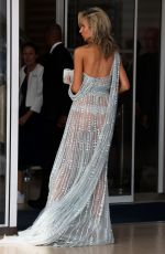 LADY VICTORIA HERVEY Leaves Hotel Martinez in Cannes 05/16/2023