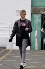 LALA KENT in a Leather Jacket Out Shopping in West Hollywood 05/09/2023