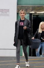 LALA KENT in a Leather Jacket Out Shopping in West Hollywood 05/09/2023