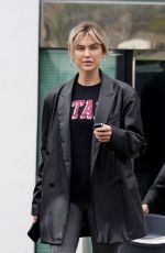 LALA KENT in a Leather Jacket Out Shopping in West Hollywood 05/09/2023