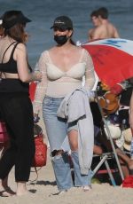 LANA DEL REY in Swimsuit at Ipanema Beach in Rio de Janeiro 05/26/2023