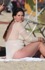 LANA DEL REY in Swimsuit at Ipanema Beach in Rio de Janeiro 05/26/2023