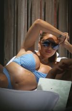 LARSA PIPPEN and KIKI BARTHLOOK in Bikinis at a Pool in Miami 05/28/2023