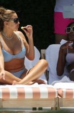 LARSA PIPPEN and KIKI BARTHLOOK in Bikinis at a Pool in Miami 05/28/2023