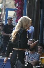 LAURA WHITMORE Arrives at Olympia Theatre in Dublin for a Charity Gig Rock Against Homelessness 05/26/2023
