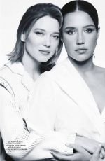 LEA SEYDOUX and ADELE EXARCHOPOULOS in Madame Figaro, May 2023