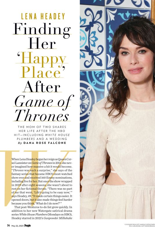 LENA HEADEY in People Magazine, May 2023