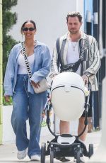 LEONA LEWIS and Dennis Jauch Out with Their Baby in Studio City 05/06/2023