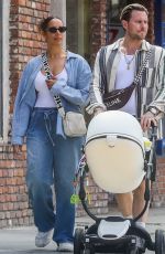 LEONA LEWIS and Dennis Jauch Out with Their Baby in Studio City 05/06/2023