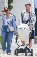 LEONA LEWIS and Dennis Jauch Out with Their Baby in Studio City 05/06/2023
