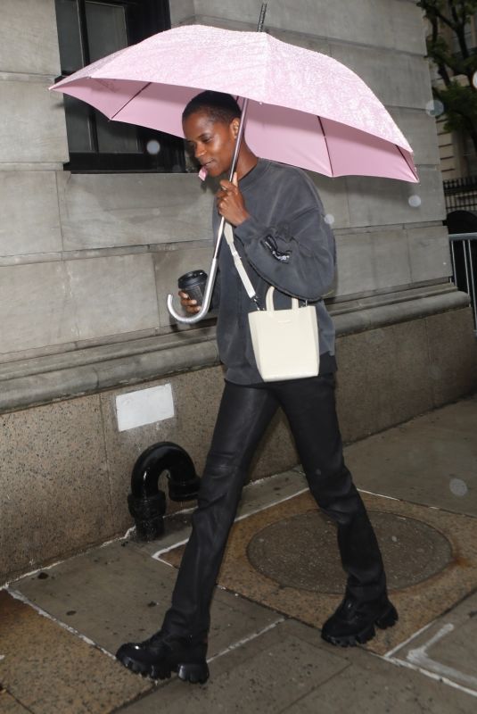 LETITIA WRIGHT Out and About in New York 04/30/2023