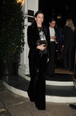 LIBERTY ROSS Leaves Casa Cruz Restaurant in Notting Hill 05/10/2023