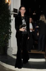LIBERTY ROSS Leaves Casa Cruz Restaurant in Notting Hill 05/10/2023