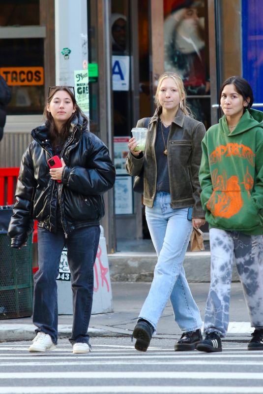 LILA GRACE MOSS Out with Friends in New York 05/02/2023
