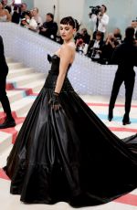 LILY JAMES at 2023 Met Gala Celebrating Karl Lagerfeld: A Line of Beauty in New York 05/01/2023