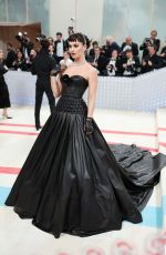 LILY JAMES at 2023 Met Gala Celebrating Karl Lagerfeld: A Line of Beauty in New York 05/01/2023