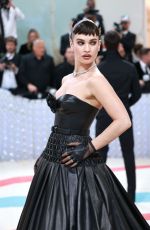 LILY JAMES at 2023 Met Gala Celebrating Karl Lagerfeld: A Line of Beauty in New York 05/01/2023