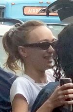 LILY-ROSE DEPP and 070 SHAKE Kissing at LAX Airport in Los Angeles 05/25/2023