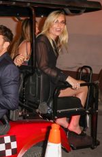 LINDSEY VONN Arrives at Carbone