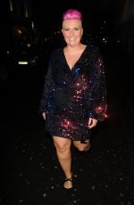 LISA ALLEN Arrives at Lisa Allen’s 50th Birthday Party in London 04/28/2023