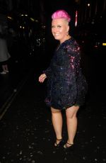 LISA ALLEN Arrives at Lisa Allen’s 50th Birthday Party in London 04/28/2023
