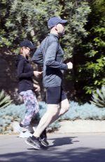 LISA JOYNER and Jon Cryer Out Jogging in Los Angeles 05/07/2023