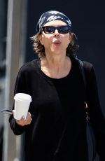 LISA RINNA Leaves Dr. Barbara Sturm Store in Los Angeles 05/07/2023