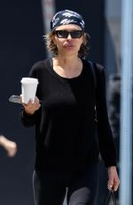 LISA RINNA Leaves Dr. Barbara Sturm Store in Los Angeles 05/07/2023