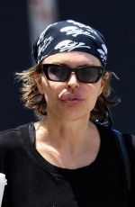 LISA RINNA Leaves Dr. Barbara Sturm Store in Los Angeles 05/07/2023