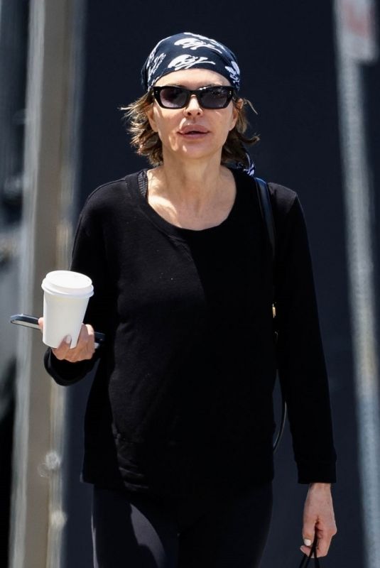 LISA RINNA Leaves Dr. Barbara Sturm Store in Los Angeles 05/07/2023