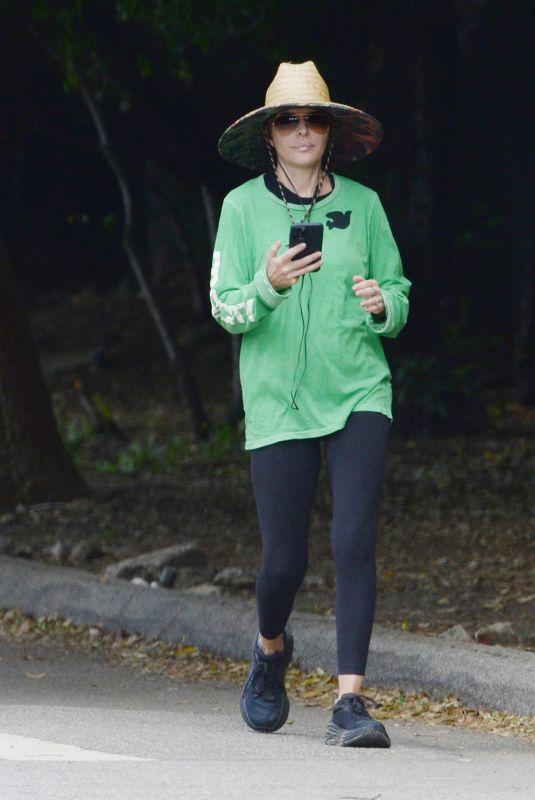 LISA RINNA Out Hiking in Los Angeles 05/11/2023