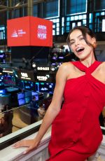 LIVVY DUNNE, BROOKS NADER and YUMI NU Ringing the Opening Bell at New York Stock Exchange 05/18/2023