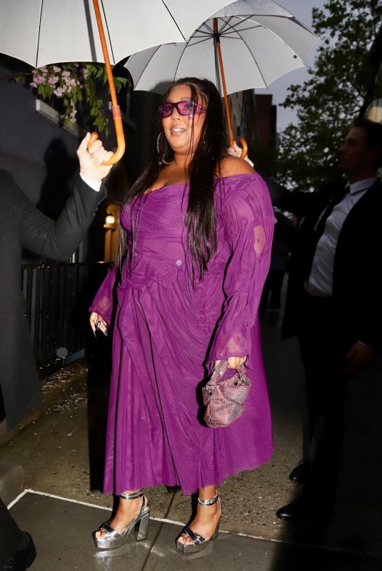 LIZZO Arrives at Anna Wintour’s Pre-met Gala Dinner in New York 04/30/2023