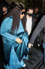LIZZO Arrives at Her Hotel in New York 04/30/2023