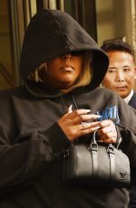 LIZZO Leaves Mark Hotel in New York 05/02/2023
