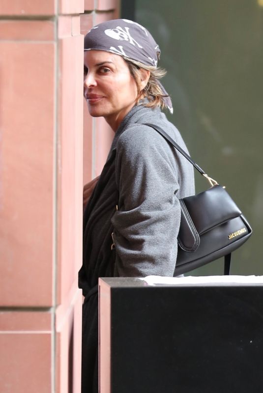 LLISA RINNA Arrives at Anastasia Salon in Beverly Hills 05/24/2023