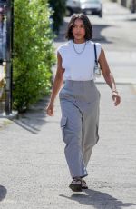 LORI HARVEY Leaves Community Goods Cafe on Melrose Place in West Hollywood 05/06/2023