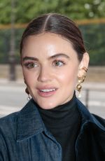 LUCY HALE Arrives at Her Hotel in Paris 05/11/2023