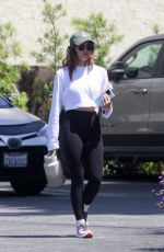 LUCY HALE Heading to a Gym for Workout in Studio City 05/20/2023